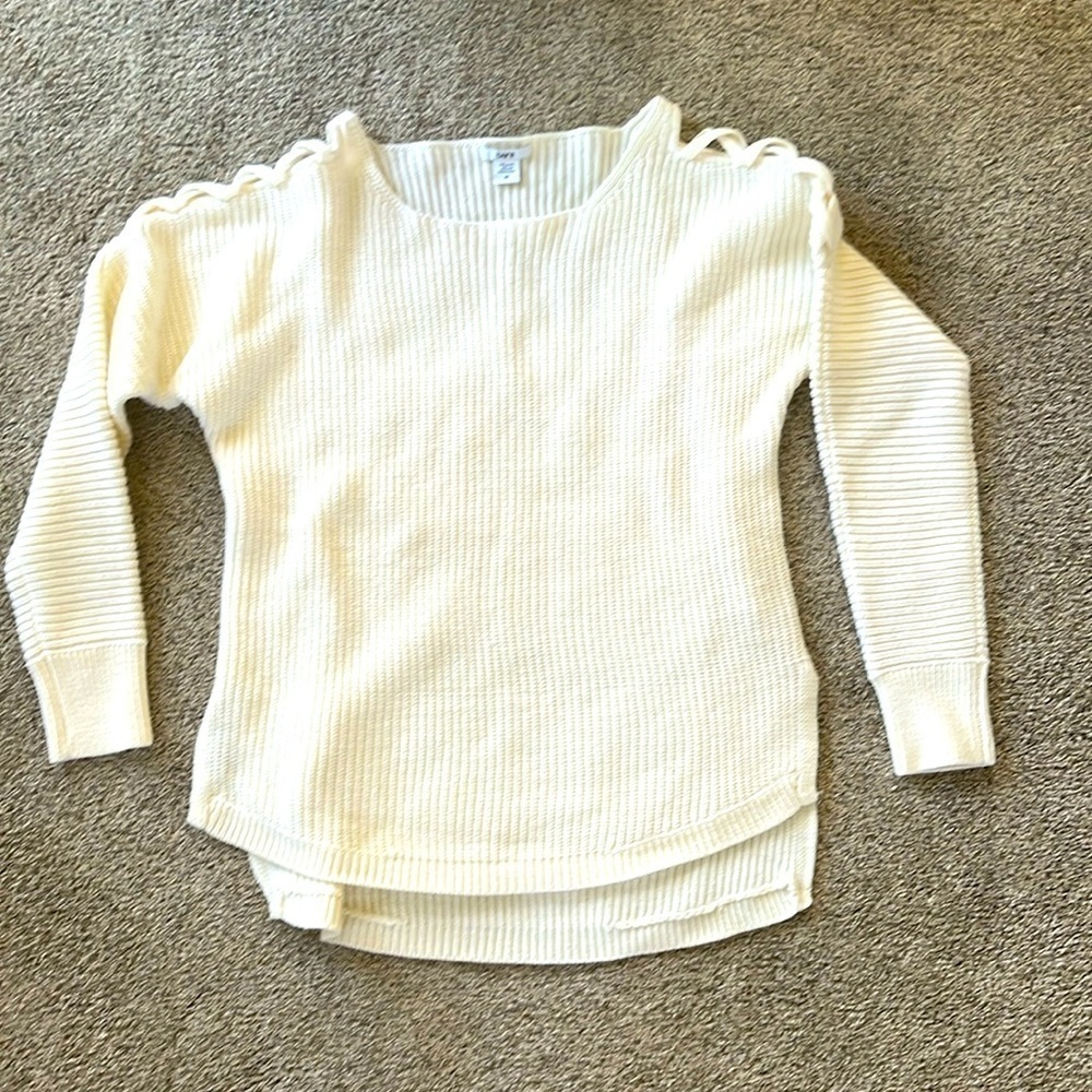 Bar III Cream Sweater medium